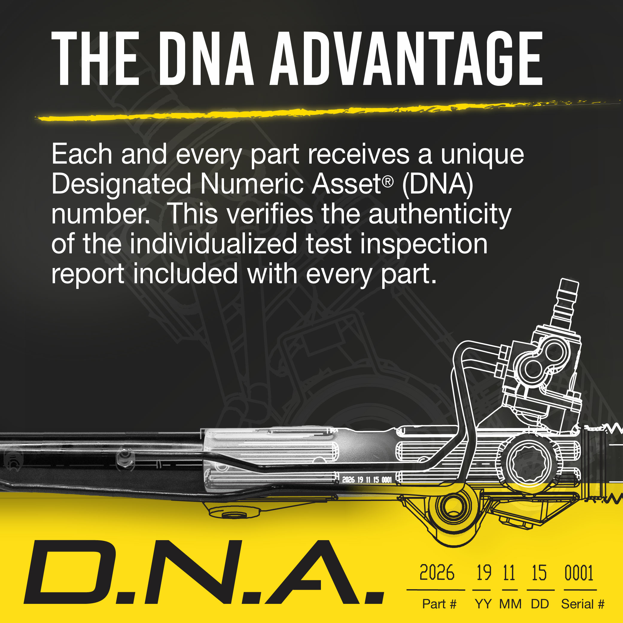 Large rack dna advantage